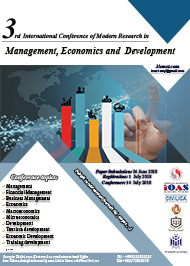 Call for Papers - 3rd International Conference of Modern Researches in Management,Economics and Development - Georgia Tbilisi
