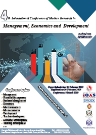 Call for Papers - 4th International Conference of Modern Research in Management,Economics and Development - Georgia Tbilisi